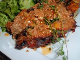 Heavenly Meatloaf with Blue Cheese, Mushrooms and Spinach