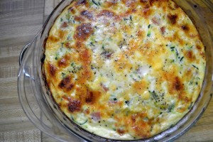 Crustless Chicken Divan Quiche