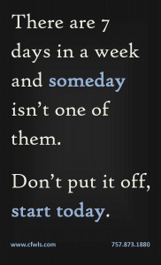 start today