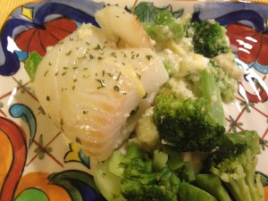 broccoli stuffed sole