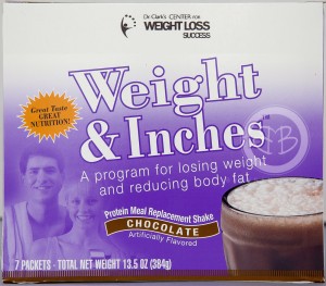 CFWLS Weight and Inches Chocolate Protein Shake