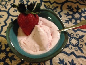 strawberry ice cream